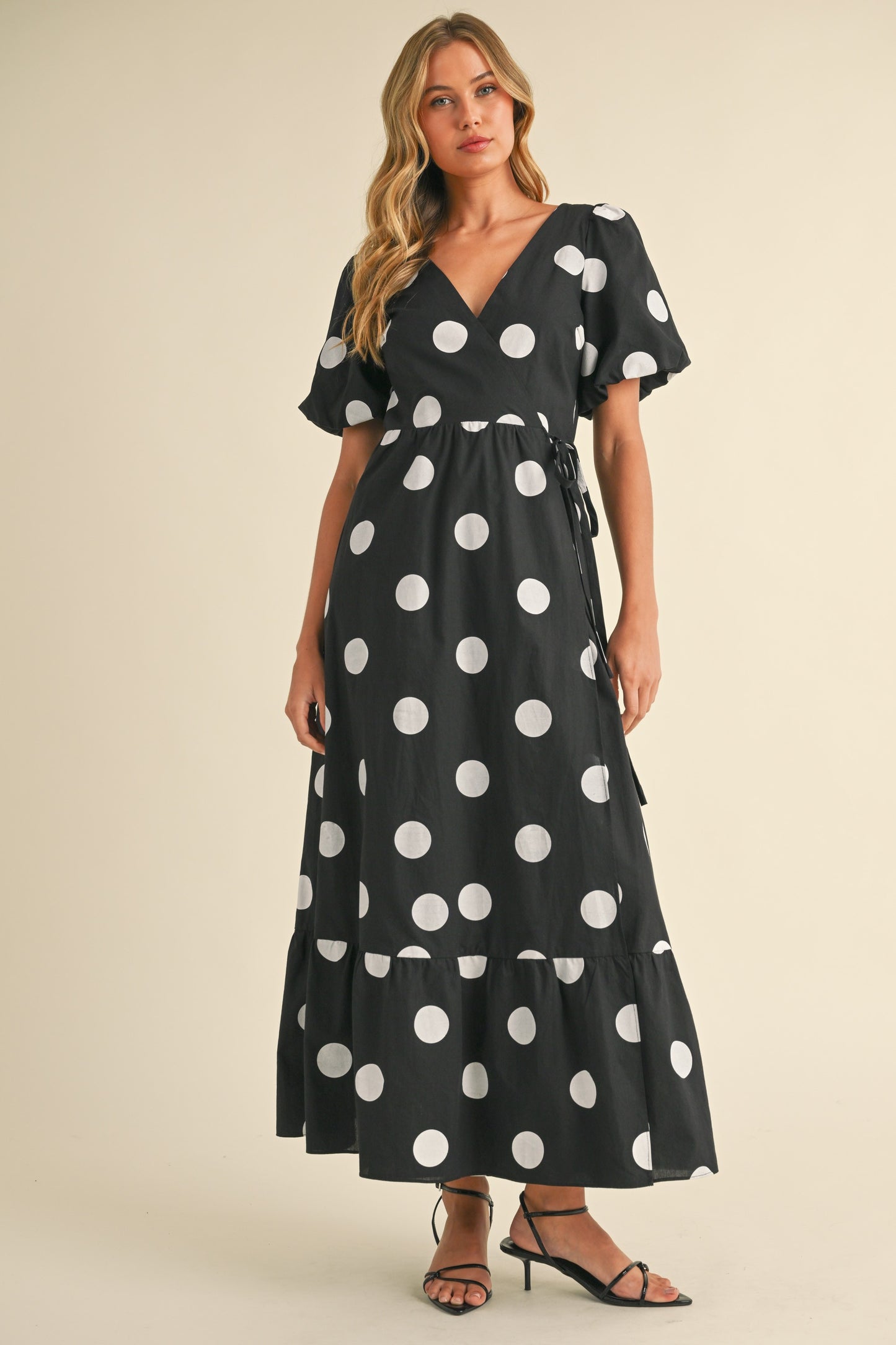 Puff Sleeve Polka Fun
