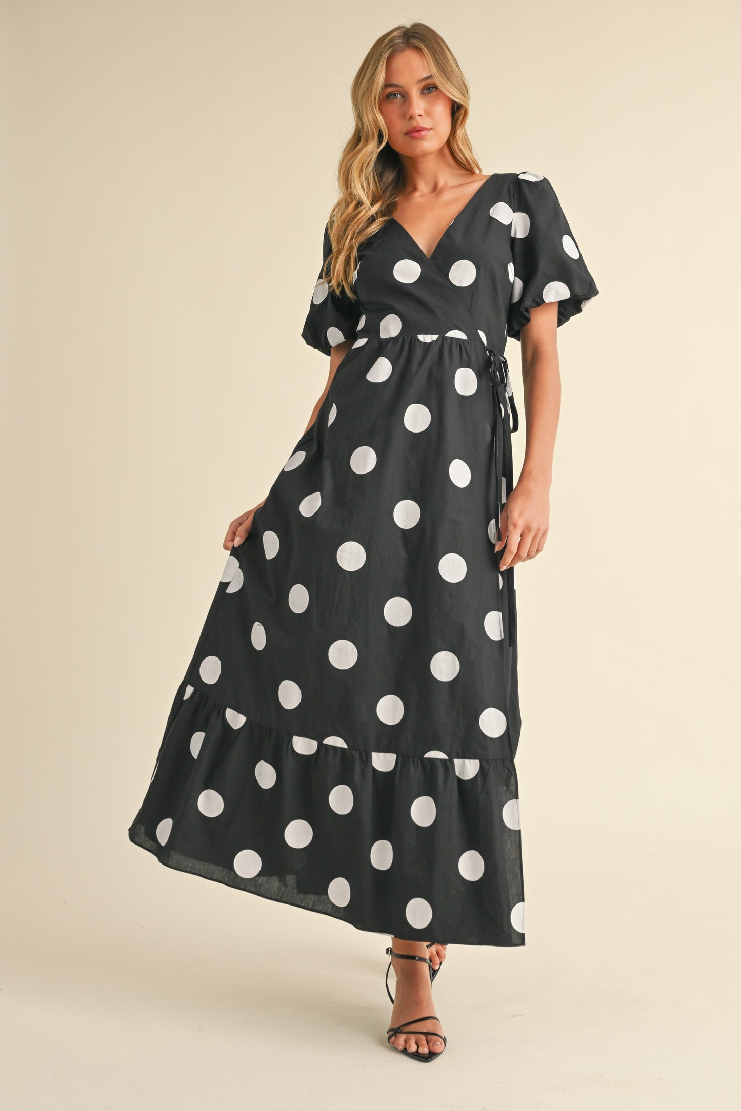 Puff Sleeve Polka Fun