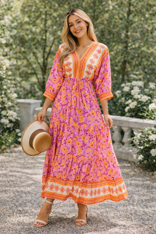 Solara Bohemian Maxi Dress