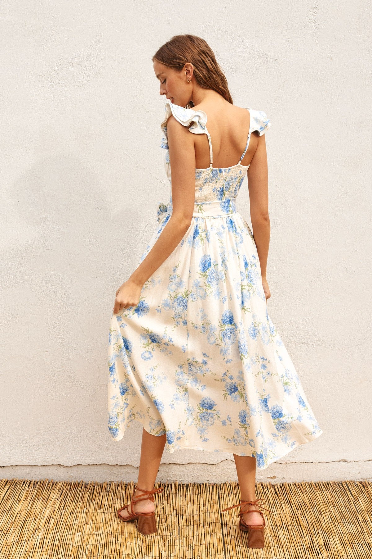 Corset Flutter Dress