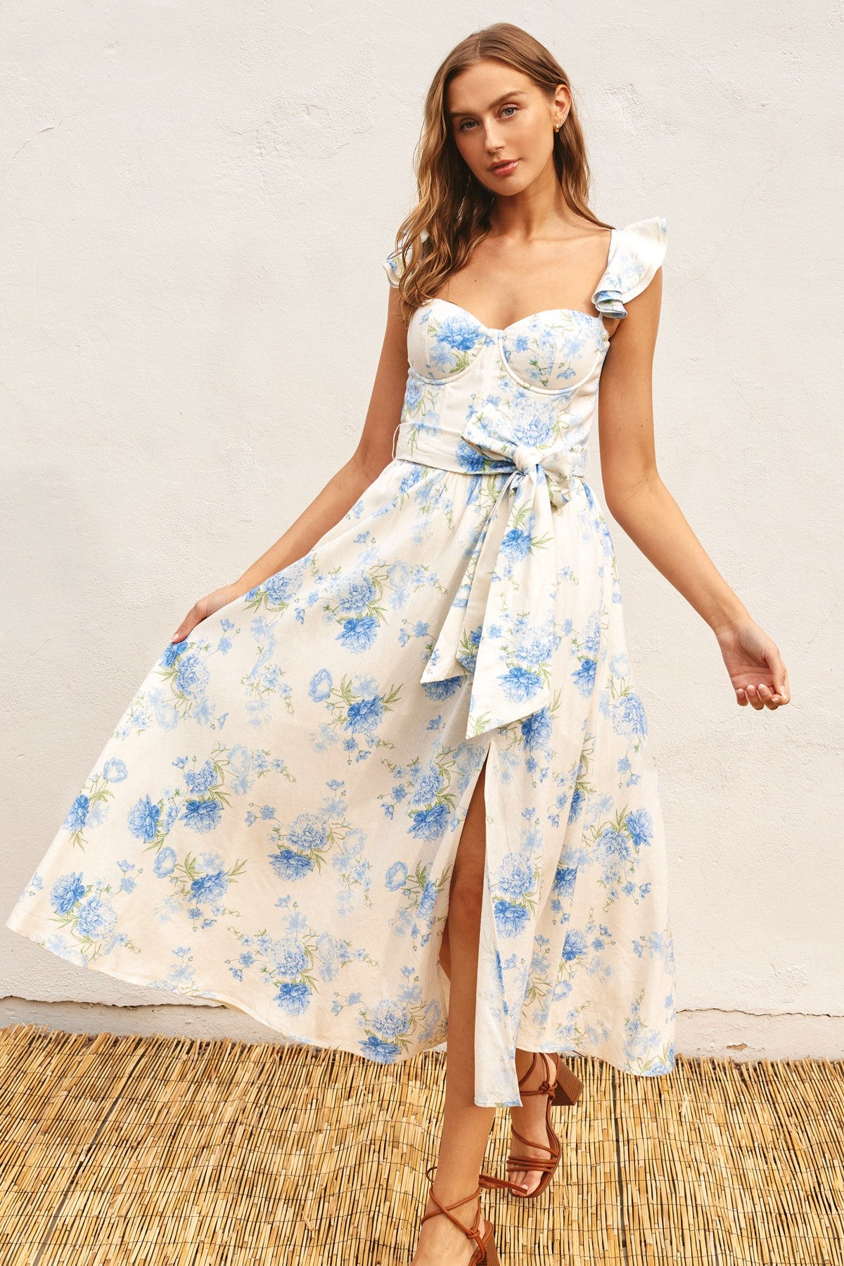 Corset Flutter Dress