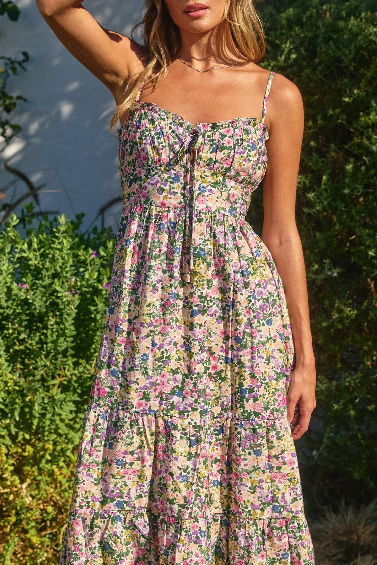 Destin Corset Tie Back Dress