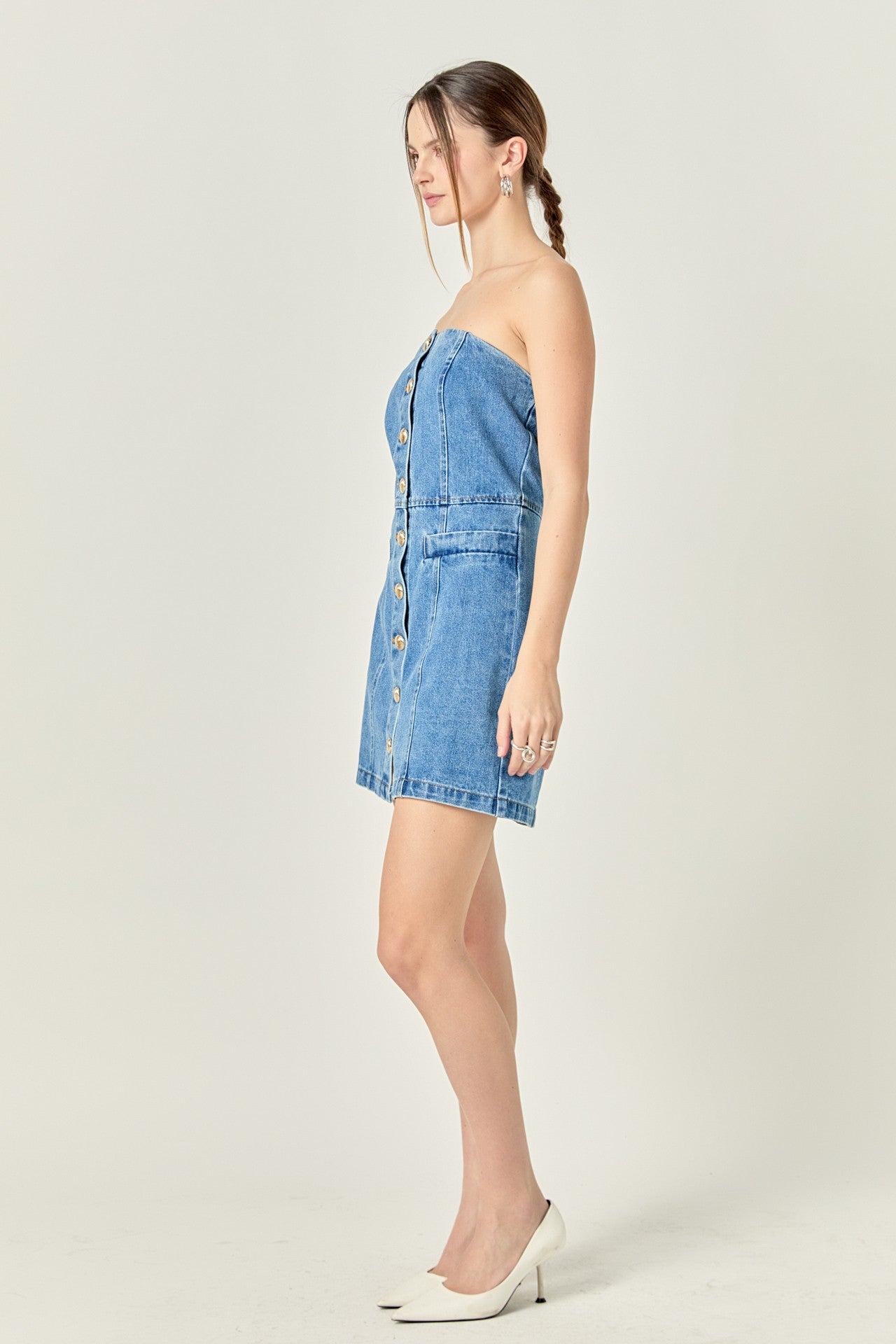 Denim Tube Dress