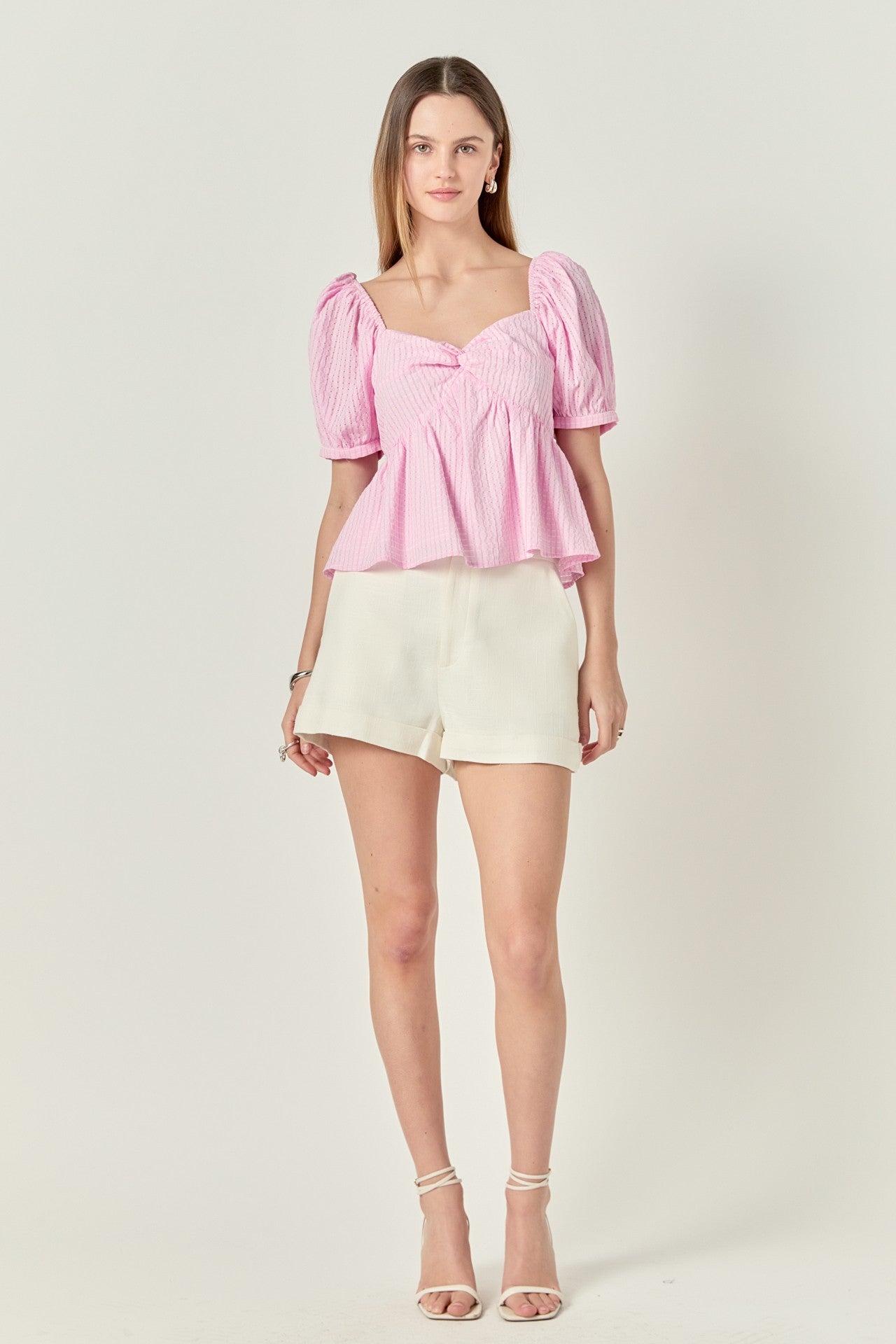 Gingham Grace Blouse