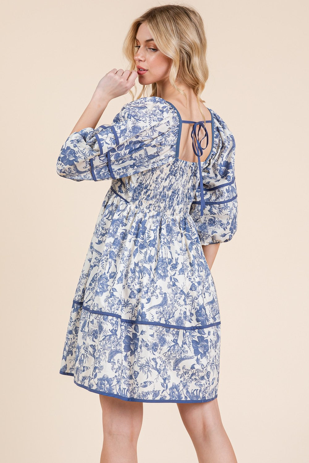Fiore Blu Dress
