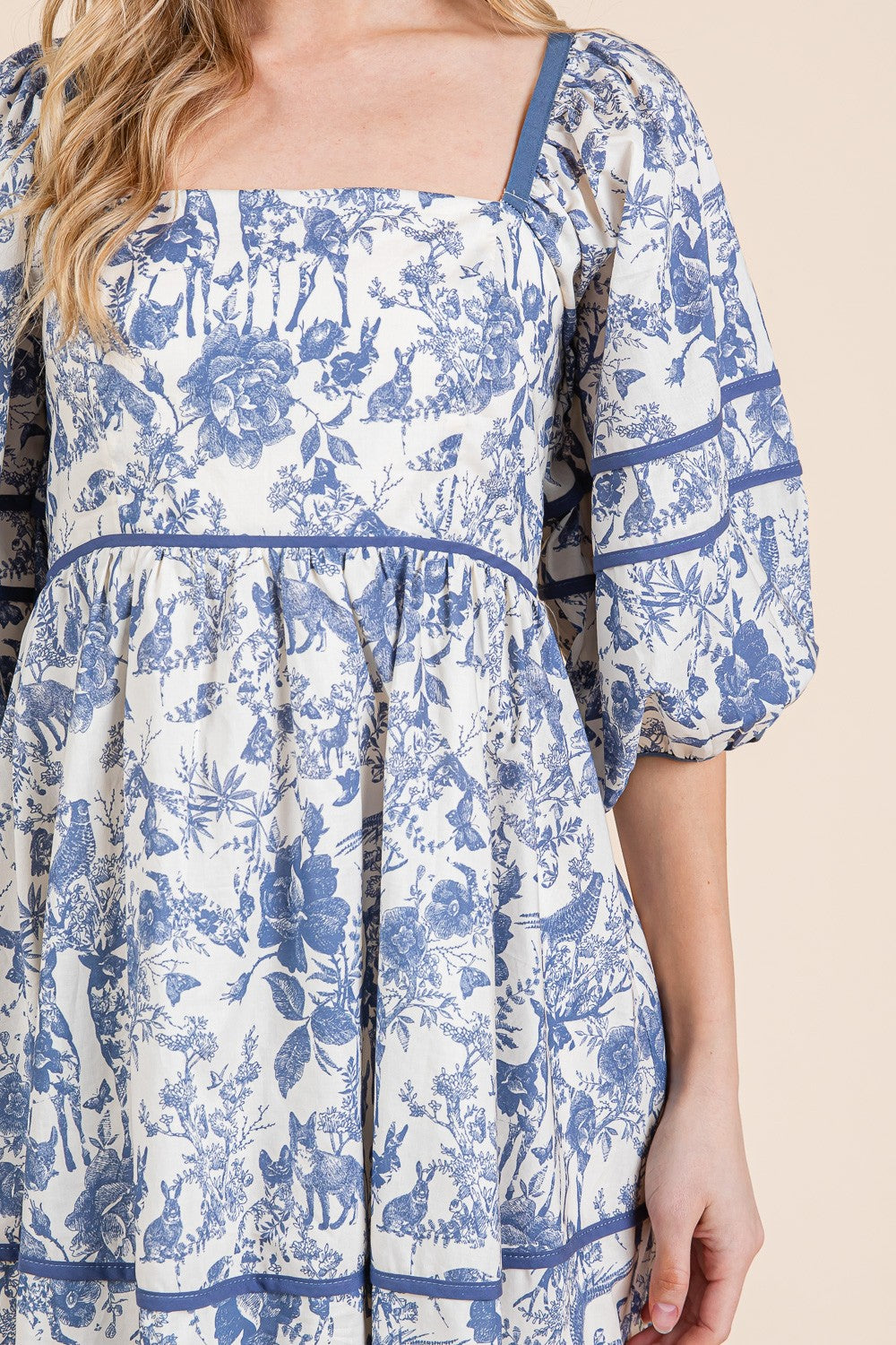 Fiore Blu Dress
