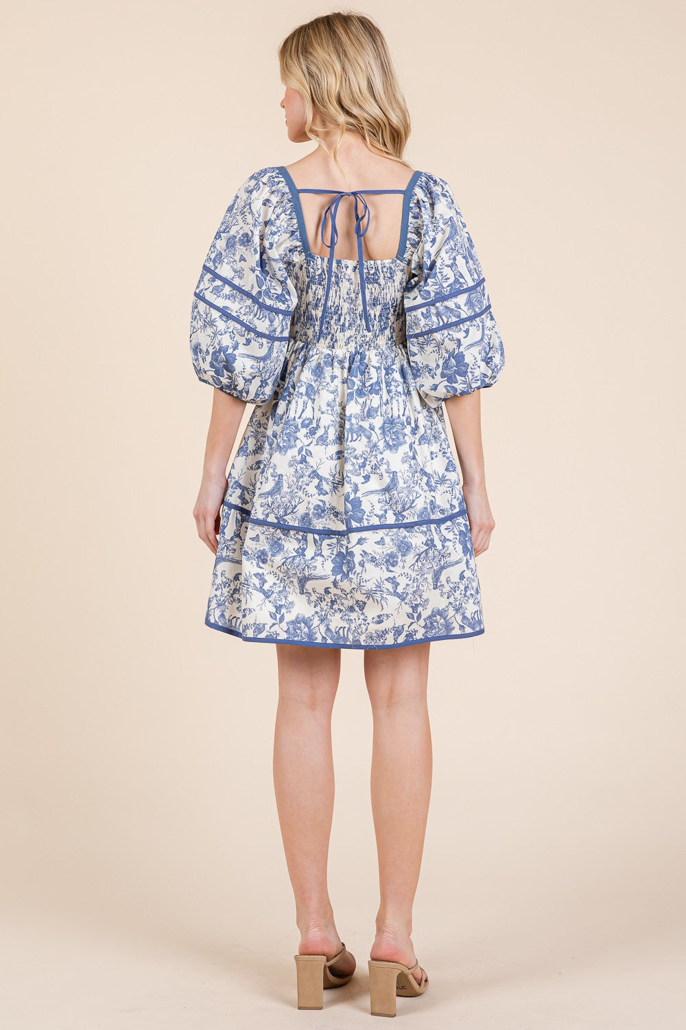 Fiore Blu Dress
