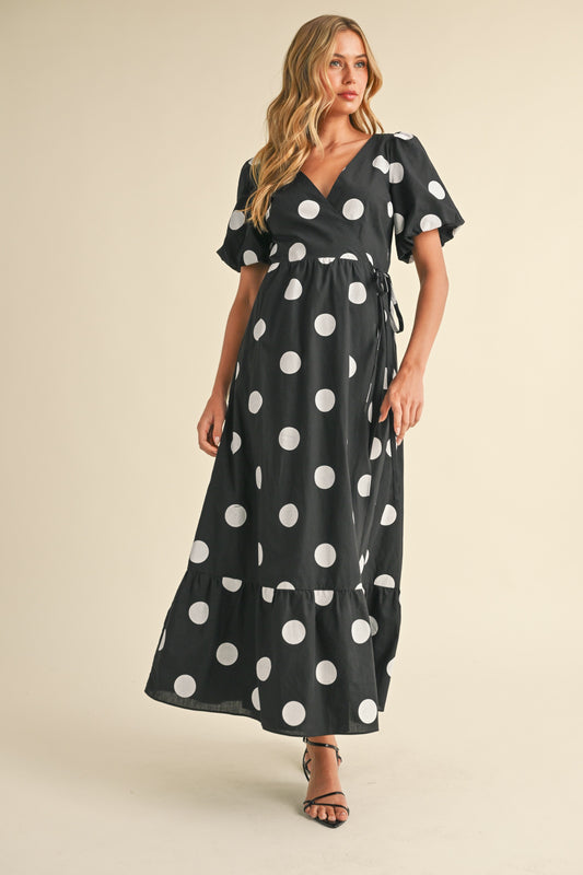 Puff Sleeve Polka Fun