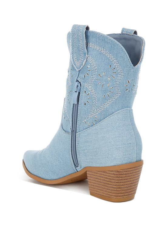 Niagara Denim Cowboy Boots