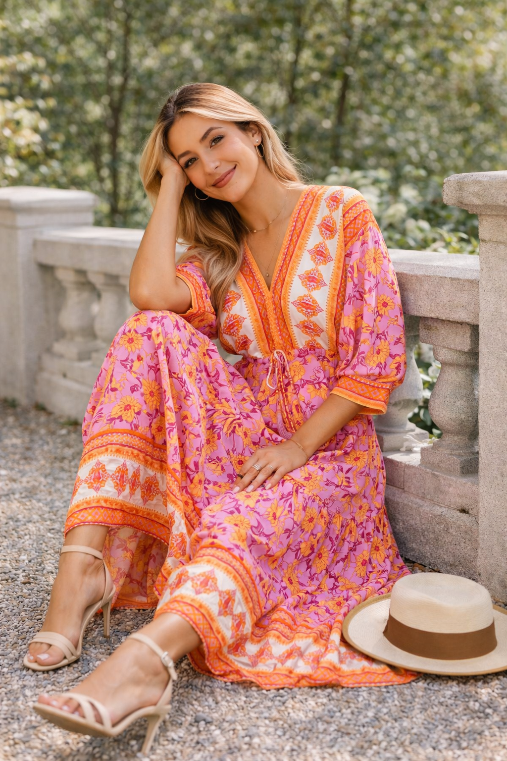 Solara Bohemian Maxi Dress