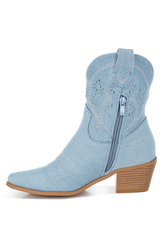 Niagara Denim Cowboy Boots