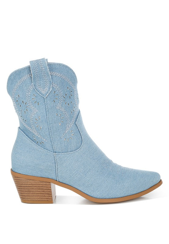 Niagara Denim Cowboy Boots