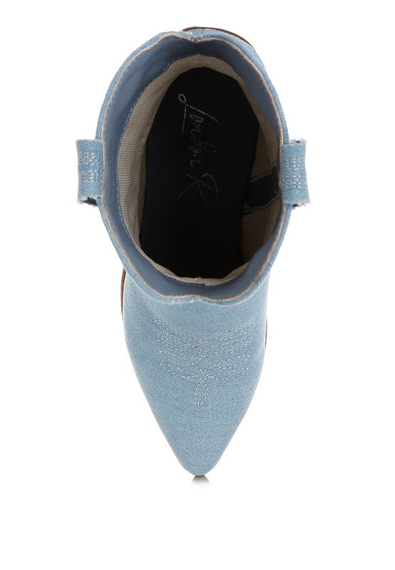 Niagara Denim Cowboy Boots