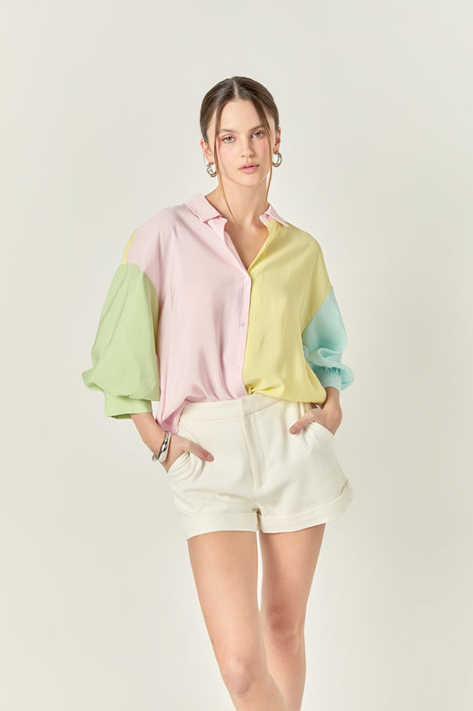 Whimsical Wave Blouse