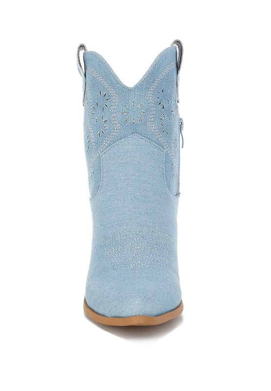 Niagara Denim Cowboy Boots