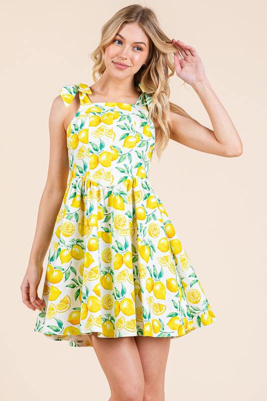 Wave Limone Dress