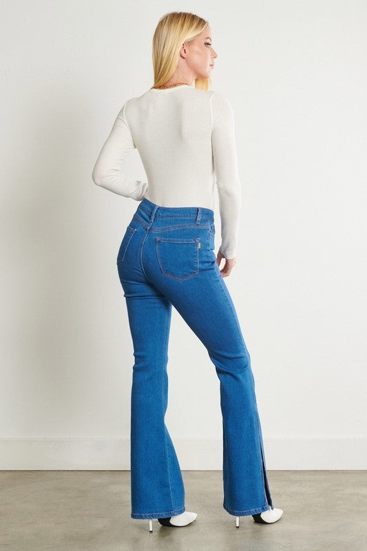 Texas Slit Flare Jeans