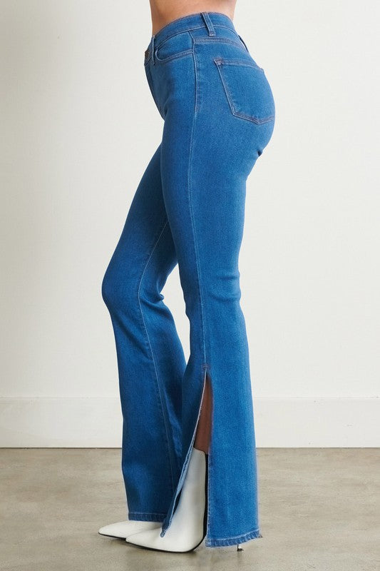 Texas Slit Flare Jeans